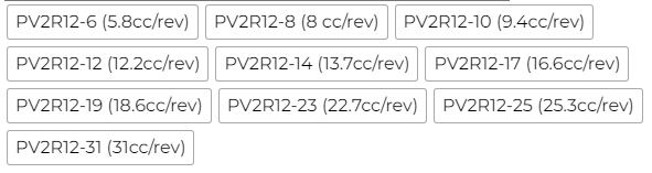 PV2R12系列相关型号